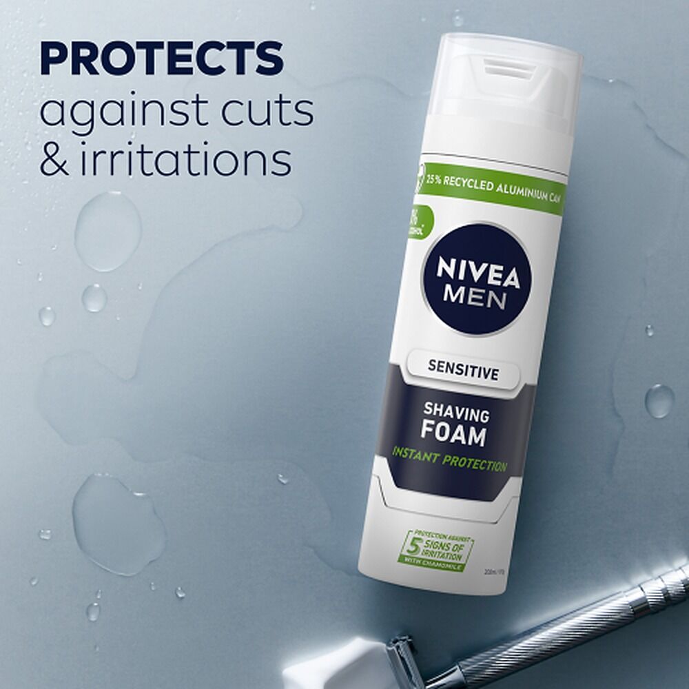 NIVEA Men Sensitive Shaving Foam 200mL