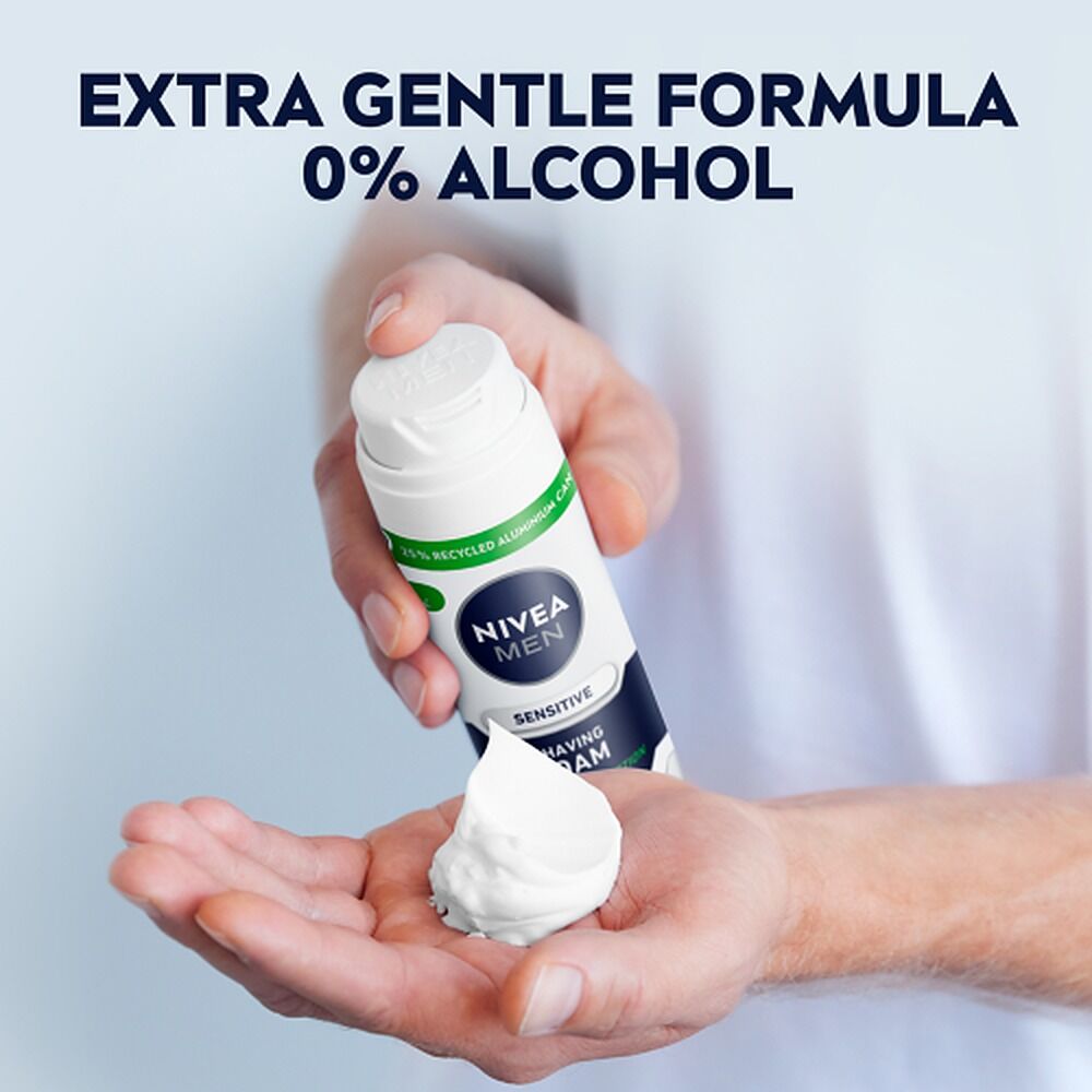 NIVEA Men Sensitive Shaving Foam 200mL