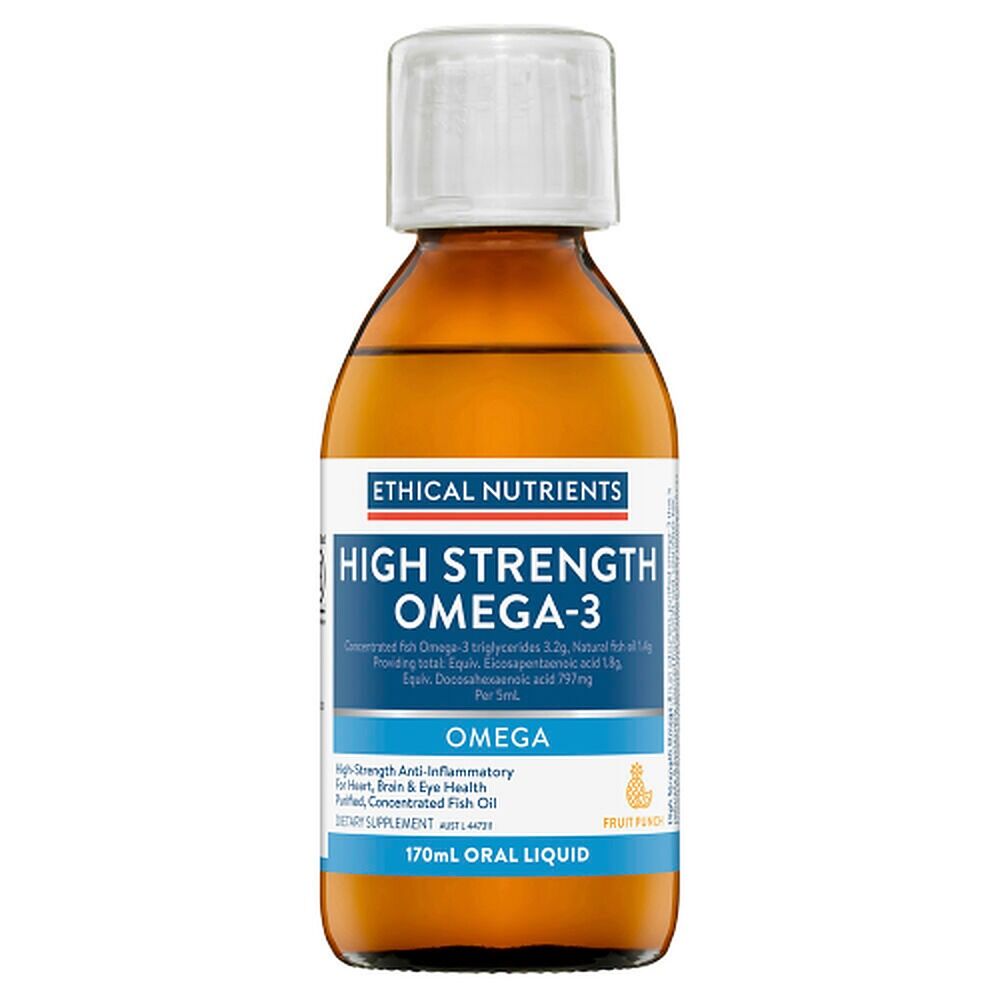 Ethical Nutrients High Strength Omega-3 Fruit Punch 170mL