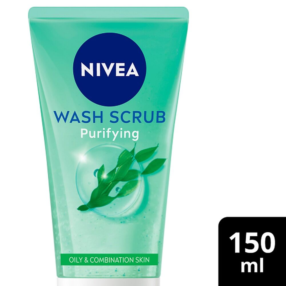 NIVEA Purifying Face Wash Scrub for Oily & Combination Skin 150mL