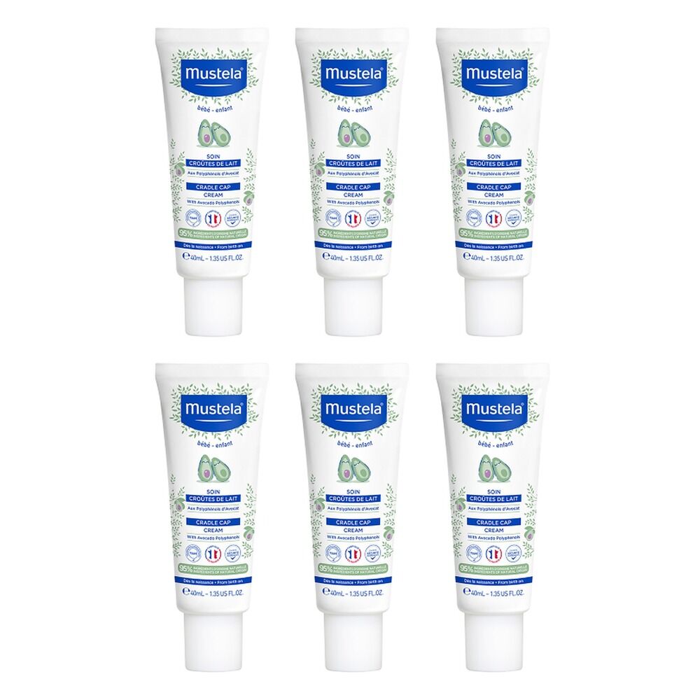 Mustela Baby Cradle Cap Cream 40mL Pack of 6
