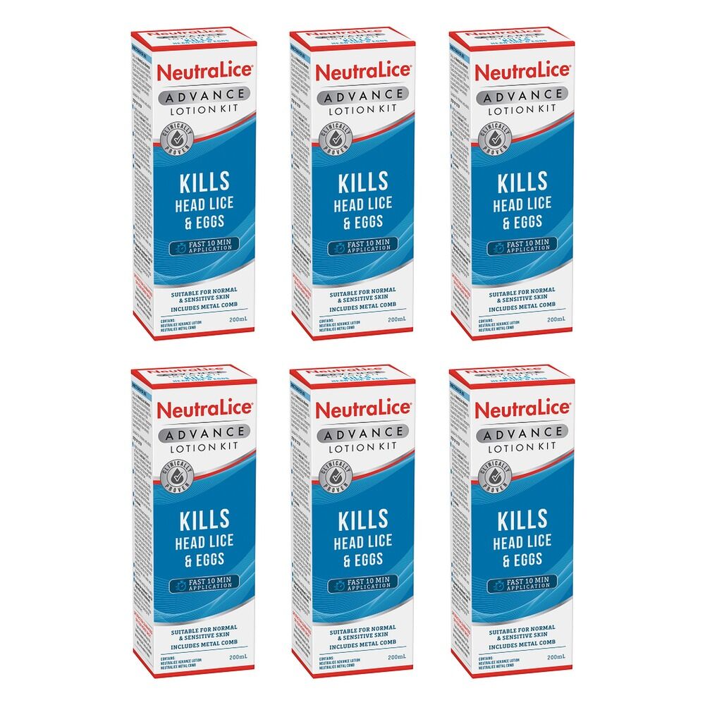 Neutralice Advance Lotion Kit 200mL Pack of 6