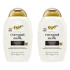 OGX Nourishing+ Coconut Milk Shampoo 385mL Pack of 2