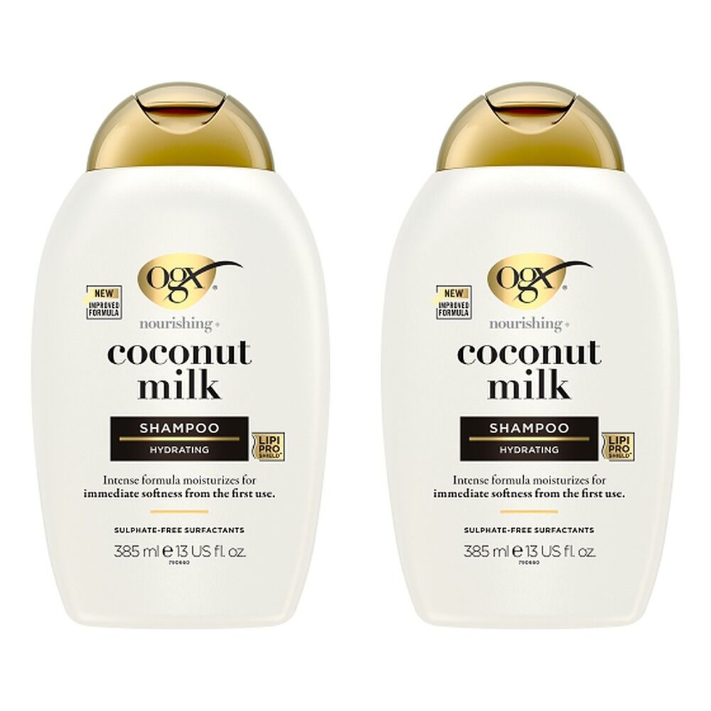 OGX Nourishing+ Coconut Milk Shampoo 385mL Pack of 2