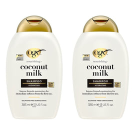 OGX Nourishing+ Coconut Milk Shampoo 385mL Pack of 2