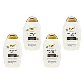 OGX Nourishing+ Coconut Milk Shampoo 385mL Pack of 4