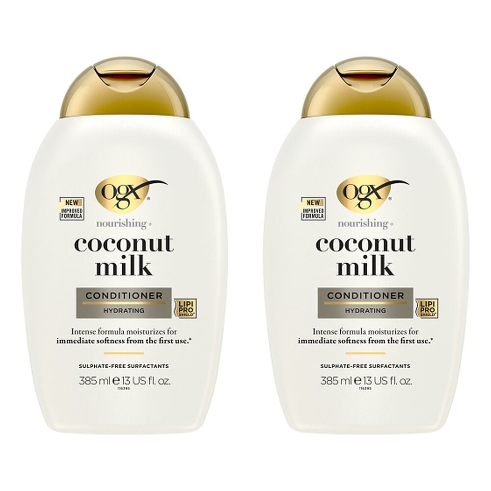 OGX Nourishing+ Coconut Milk Conditioner 385mL Pack of 2