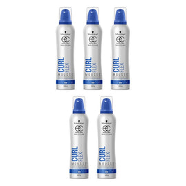 Schwarzkopf Extra Care Curl Flex Mousse 150g x 4 Bundle of 5