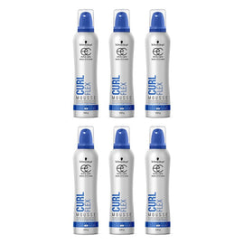 Schwarzkopf Extra Care Curl Flex Mousse 150g x 4 Bundle of 6