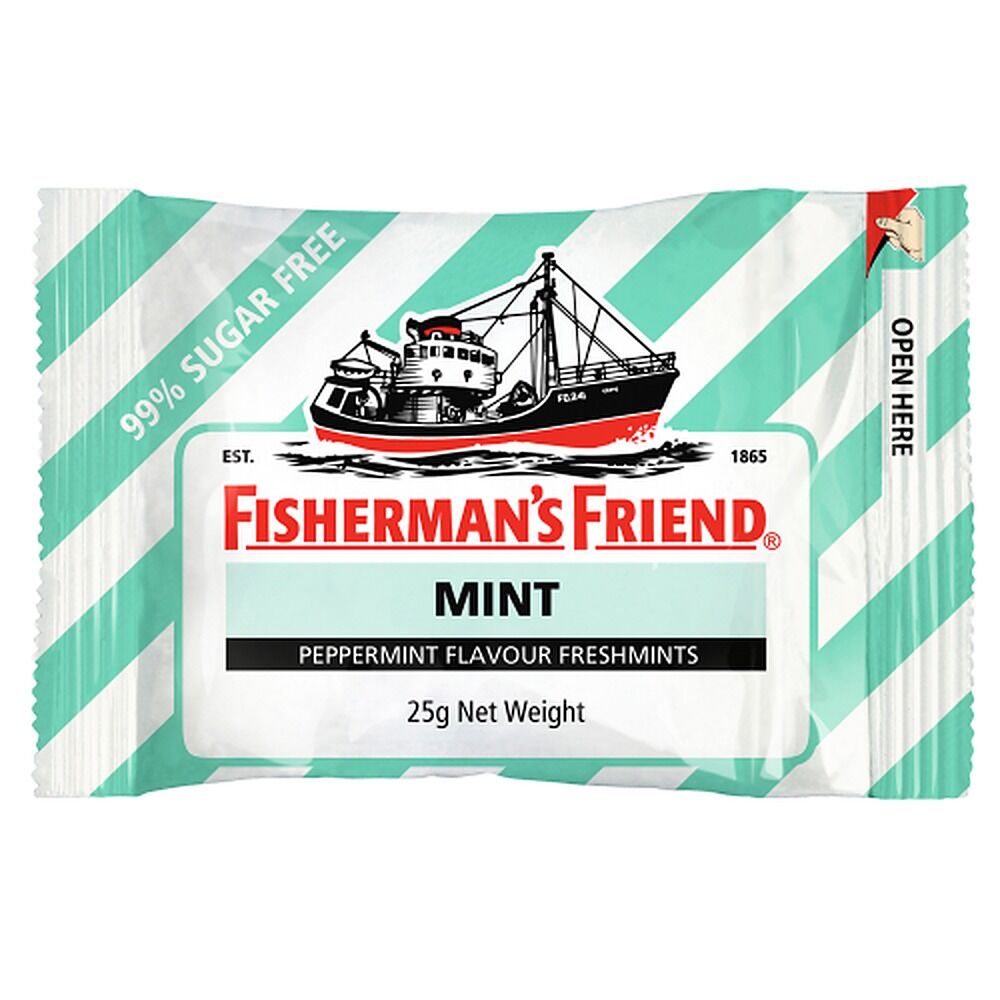 Fisherman's Friend Peppermint Sugar Free Mint 25g