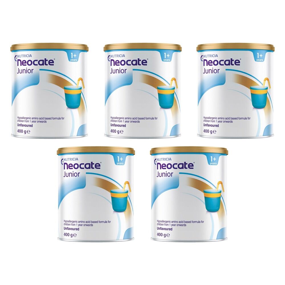Neocate Junior Unflavoured 400g Pack of 5