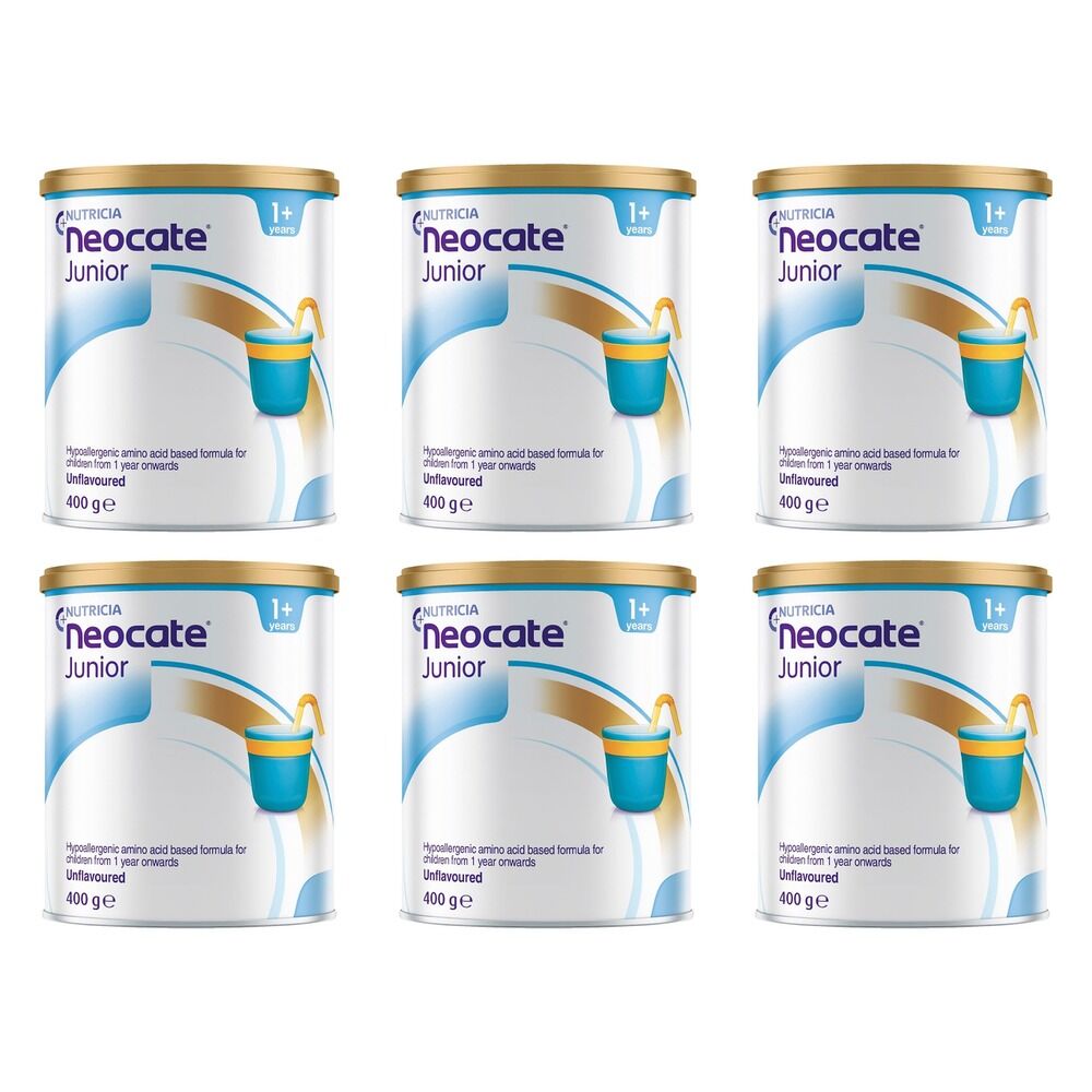 Neocate Junior Unflavoured 400g Pack of 6