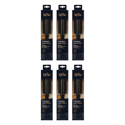 Lady Jayne Small Porcupine Radial Brush x 3 Bundle of 6
