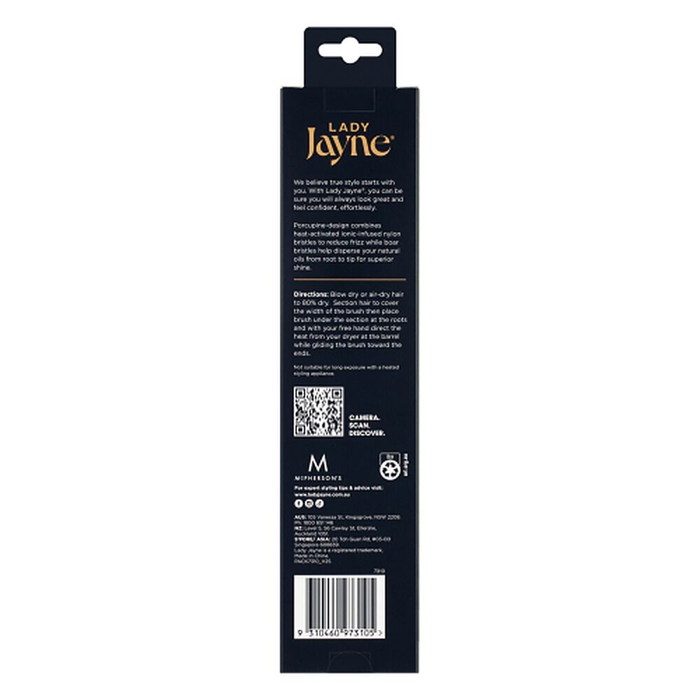 Lady Jayne Small Porcupine Radial Brush x 3