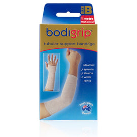 Bodigrip Tubular Support Bandage Size B 6.5cmx1m Flesh