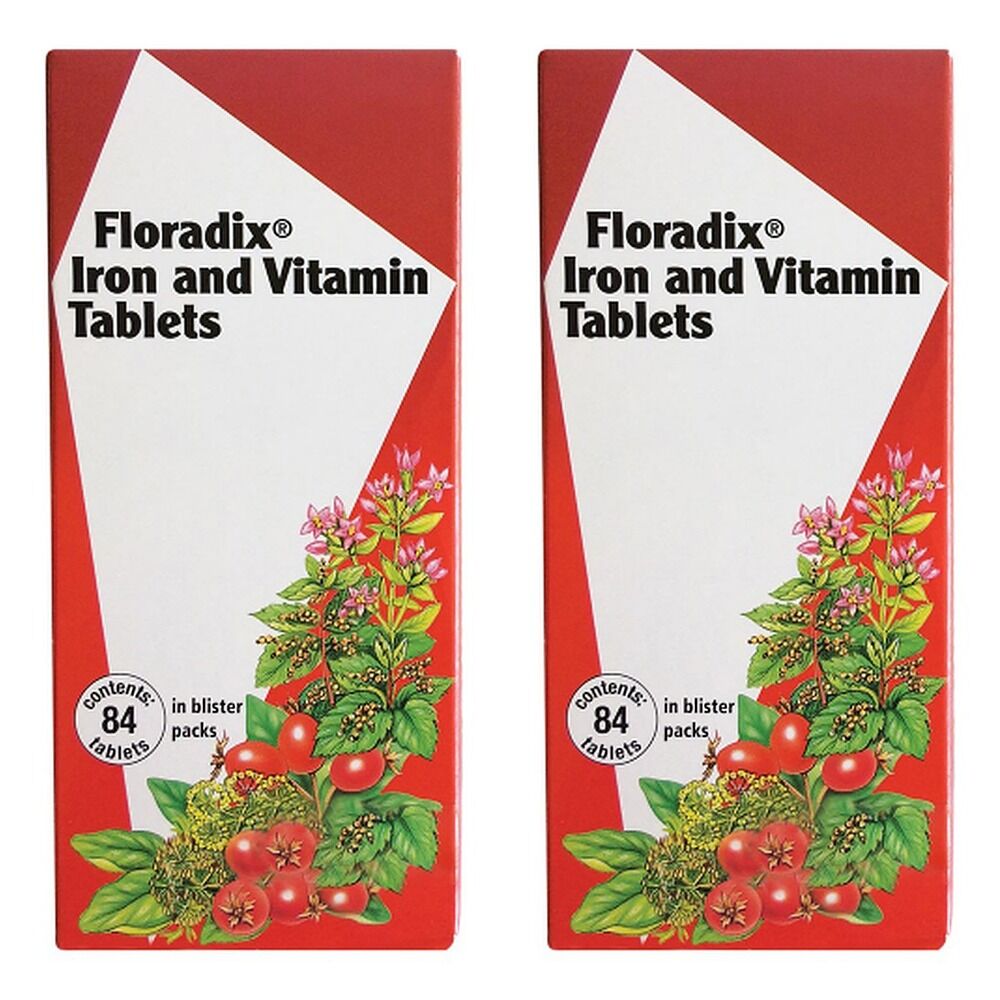 Floradix Iron Plus 84 Tablets Pack of 2