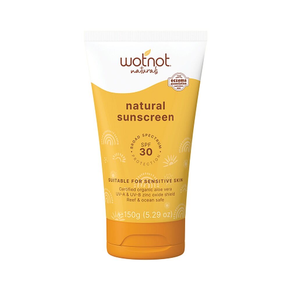 Wotnot Natural Sunscreen for Family SPF 30 150g