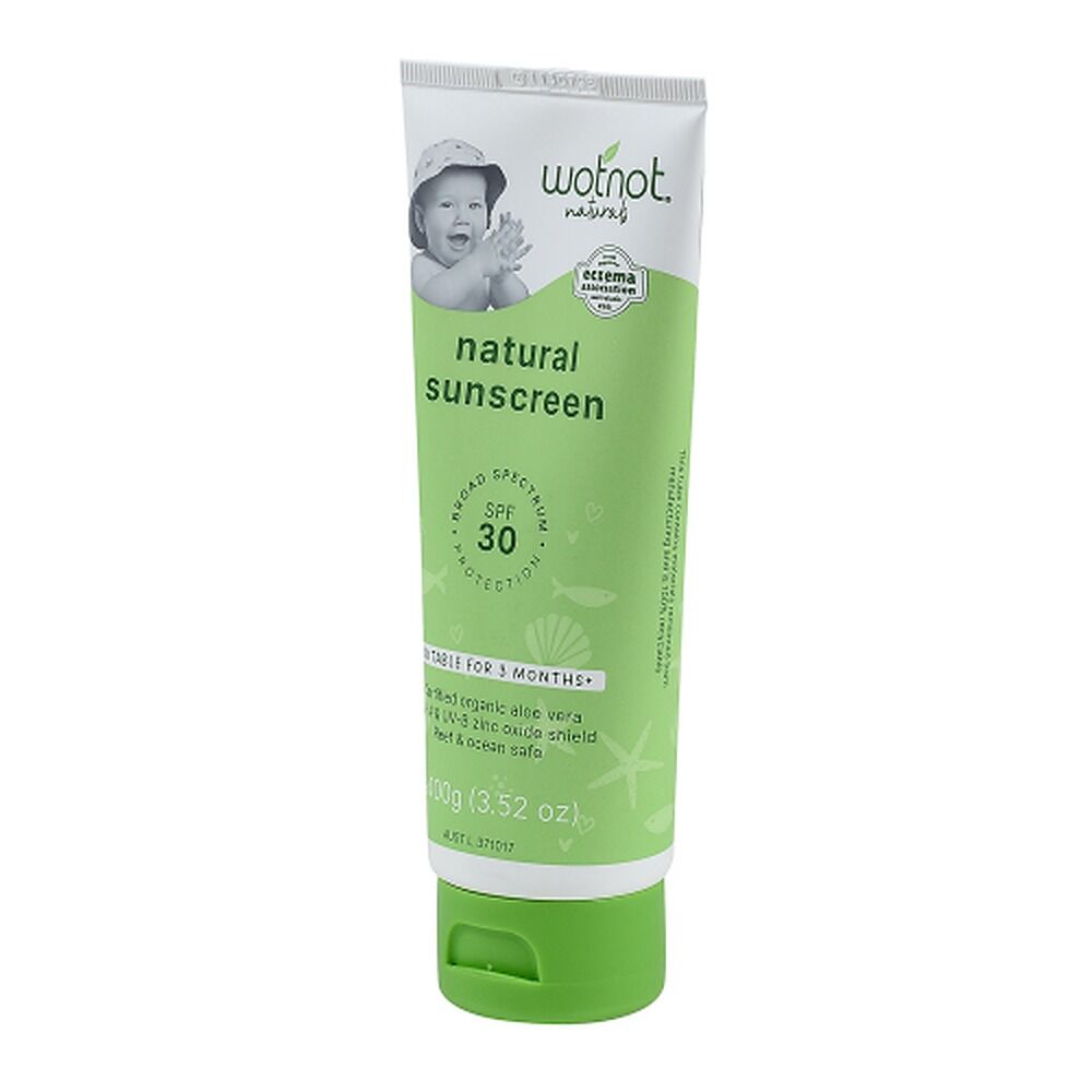 Wotnot Natural Sunscreen for Baby SPF 30 100g