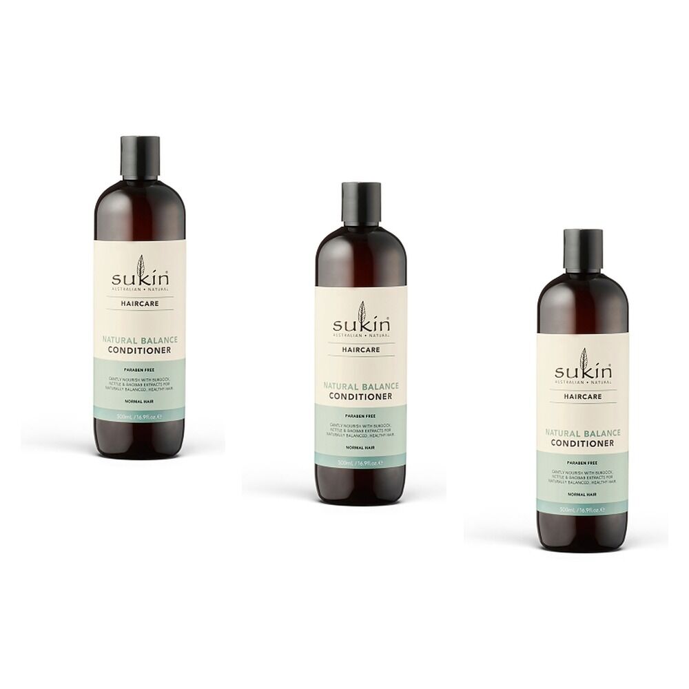 Sukin Natural Balance Conditioner 500mL Pack of 3