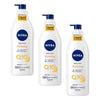NIVEA Q10 Firming Plus Body Lotion with Vitamin C, 72h Moisture, 400mL Pack of 3