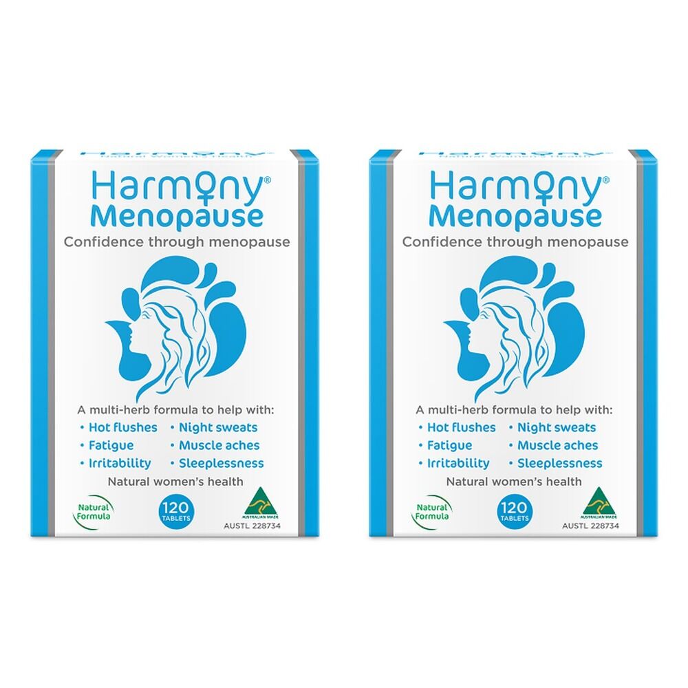 Harmony Menopause Herbal Formula 120 Tablets Pack of 2