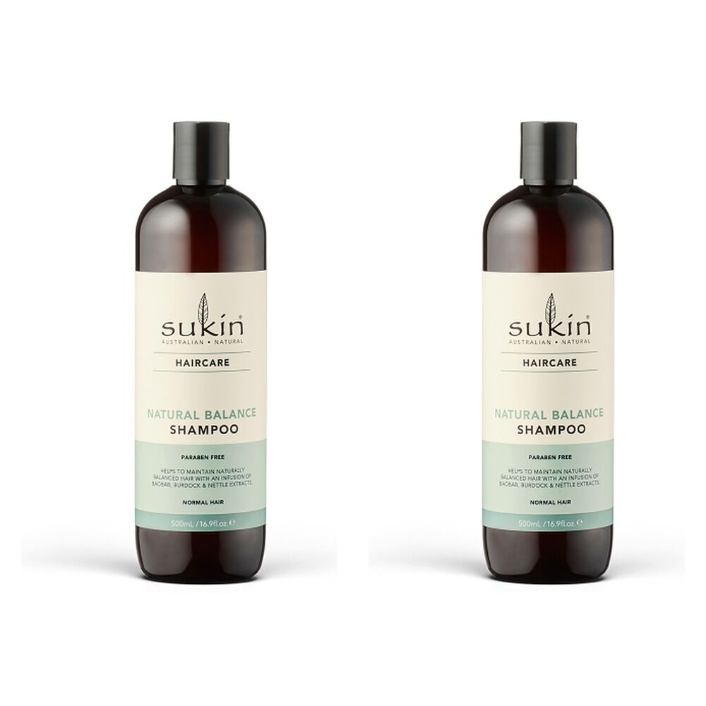 Sukin Natural Balance Shampoo 500mL Pack of 2