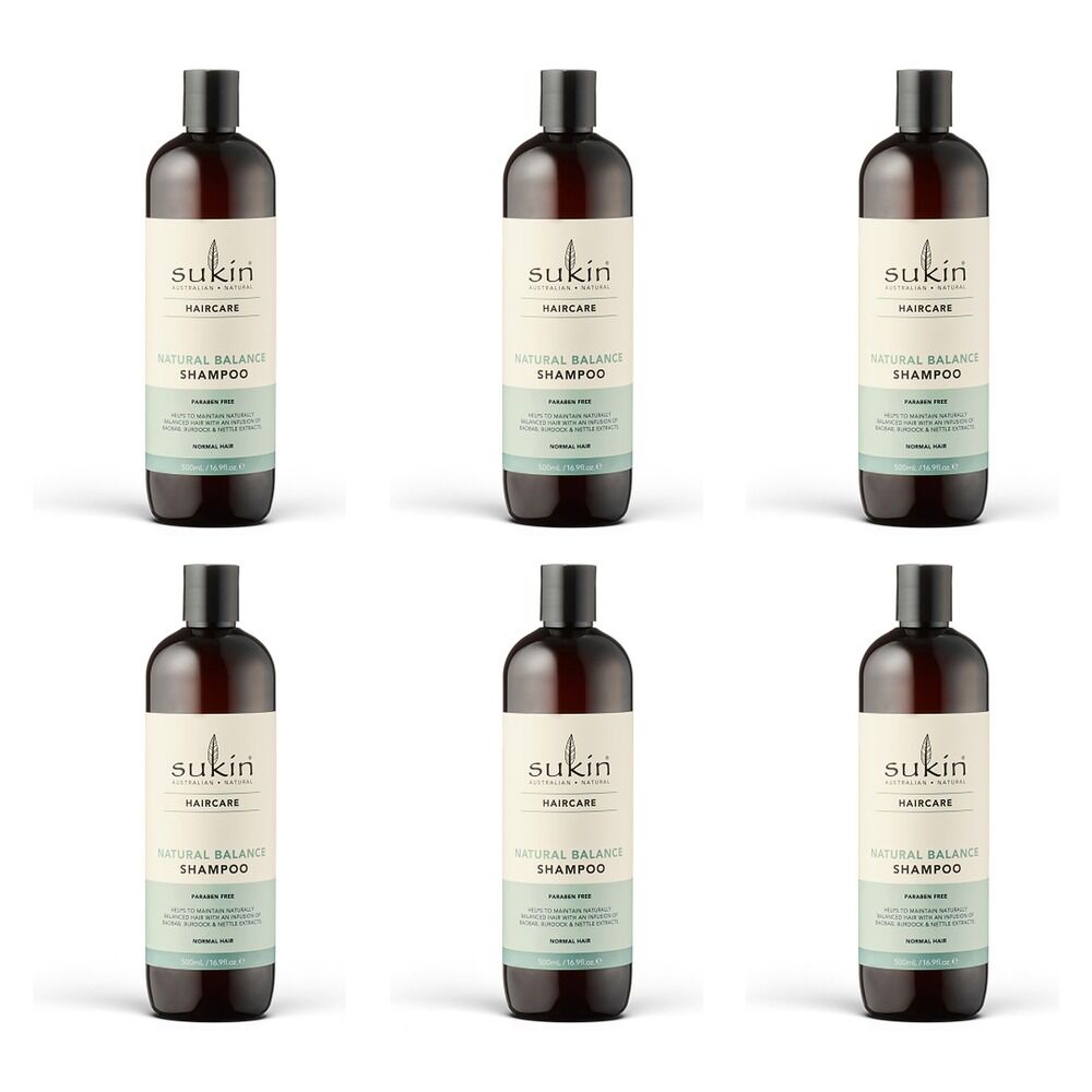 Sukin Natural Balance Shampoo 500mL Pack of 6