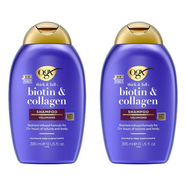 OGX Thick & Full+ Biotin & Collagen Shampoo 385mL Pack of 2