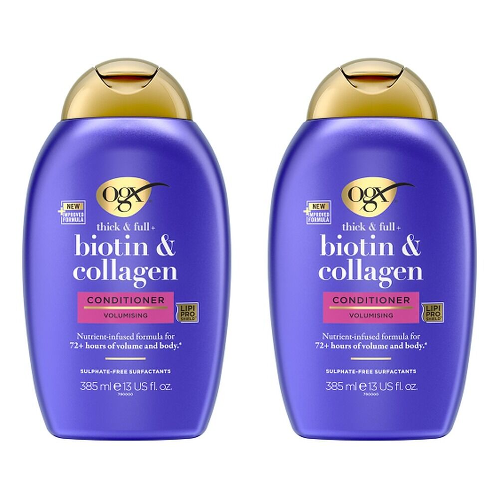 OGX Thick & Full+ Biotin & Collagen Conditioner 385mL x 6 Bundle of 2