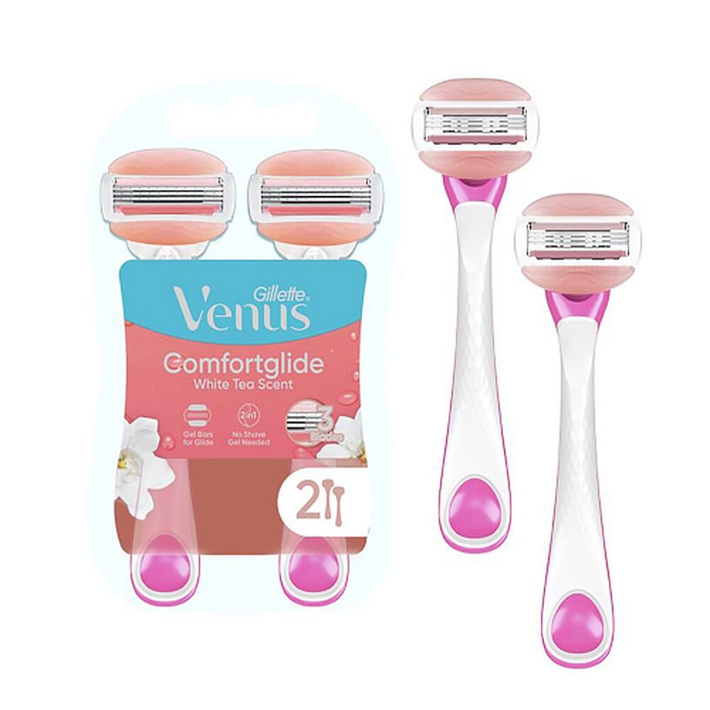 Gillette Venus Comfortglide White Tea Disposable Razor 2 Pack