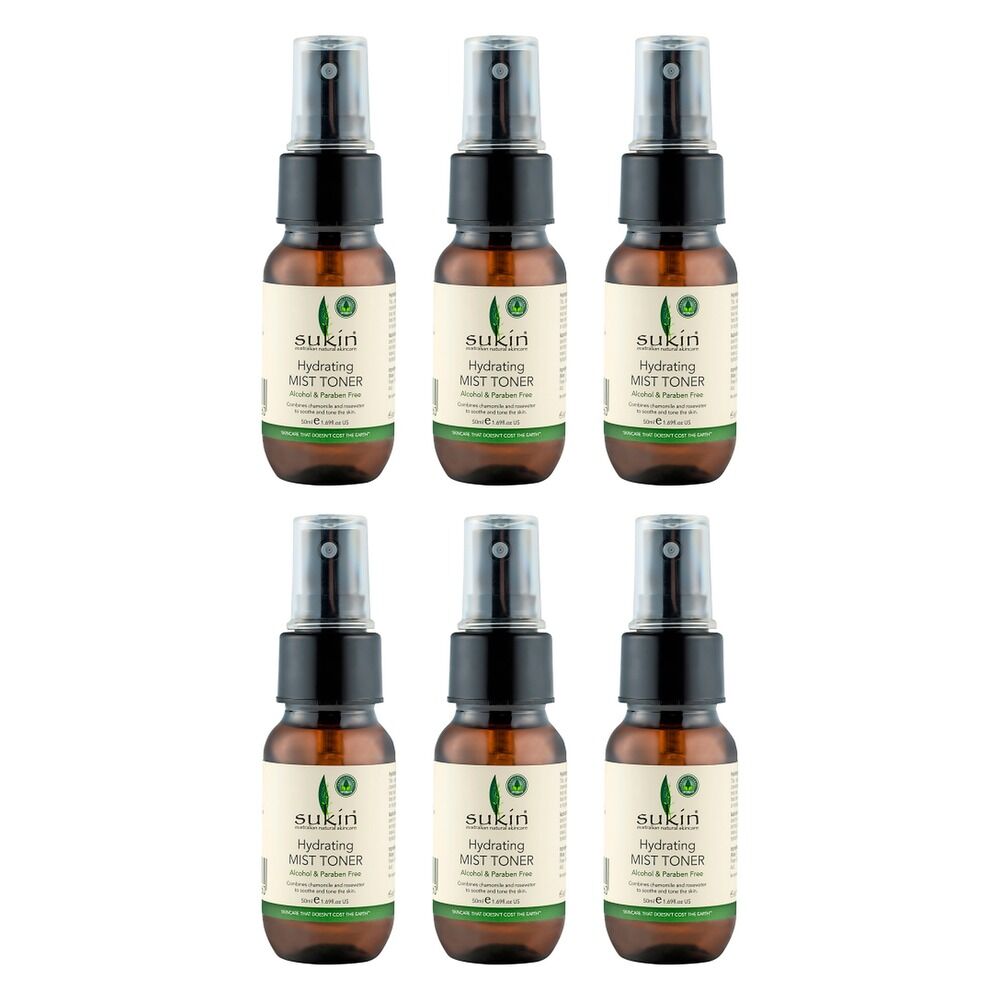 Sukin Signature Hydrating Mist Toner 50mL Pack of 6