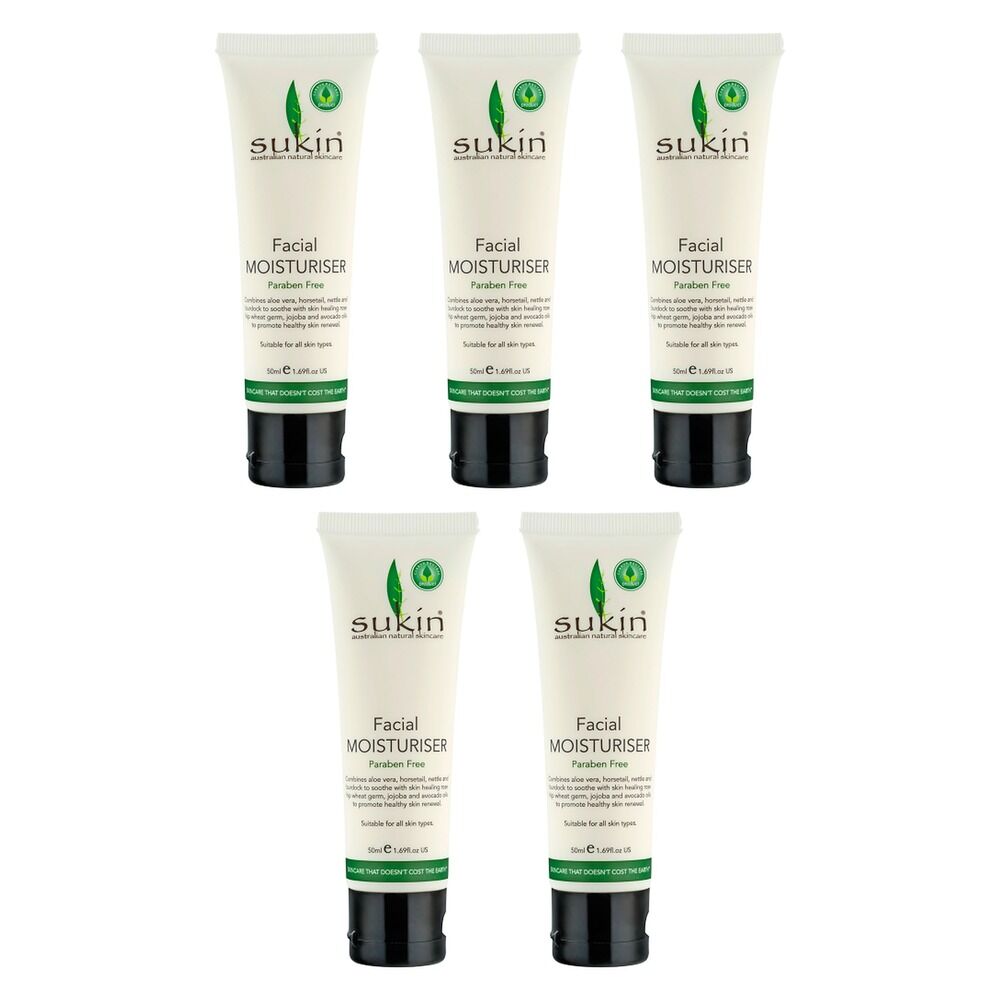 Sukin Facial Moisturiser 50mL Pack of 5