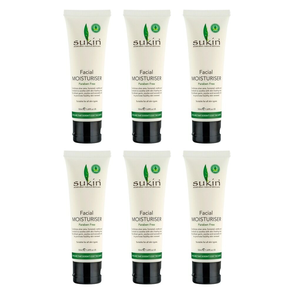 Sukin Facial Moisturiser 50mL Pack of 6