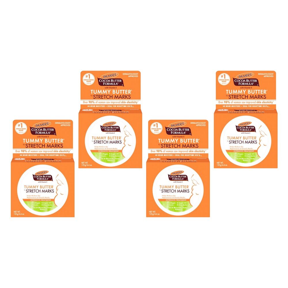 Palmer's Cocoa Butter Formula Tummy Butter for Stretch Marks 125g Pack of 4