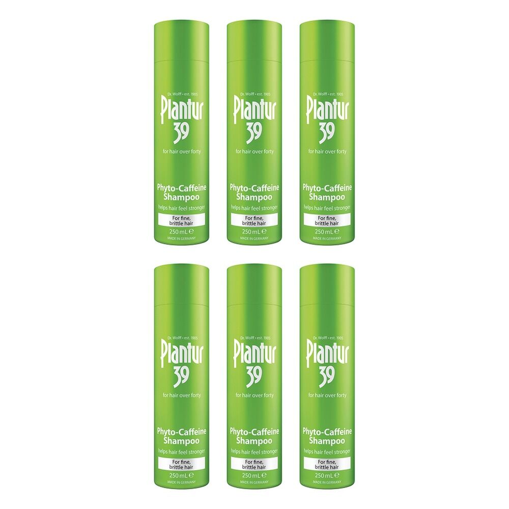 Plantur39 Phyto Caffeine Shampoo for Fine Hair 250mL Pack of 6