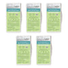 Wotnot Naturals 100% Natural Wipes Travel Hard Case 20 Pack Bundle of 5