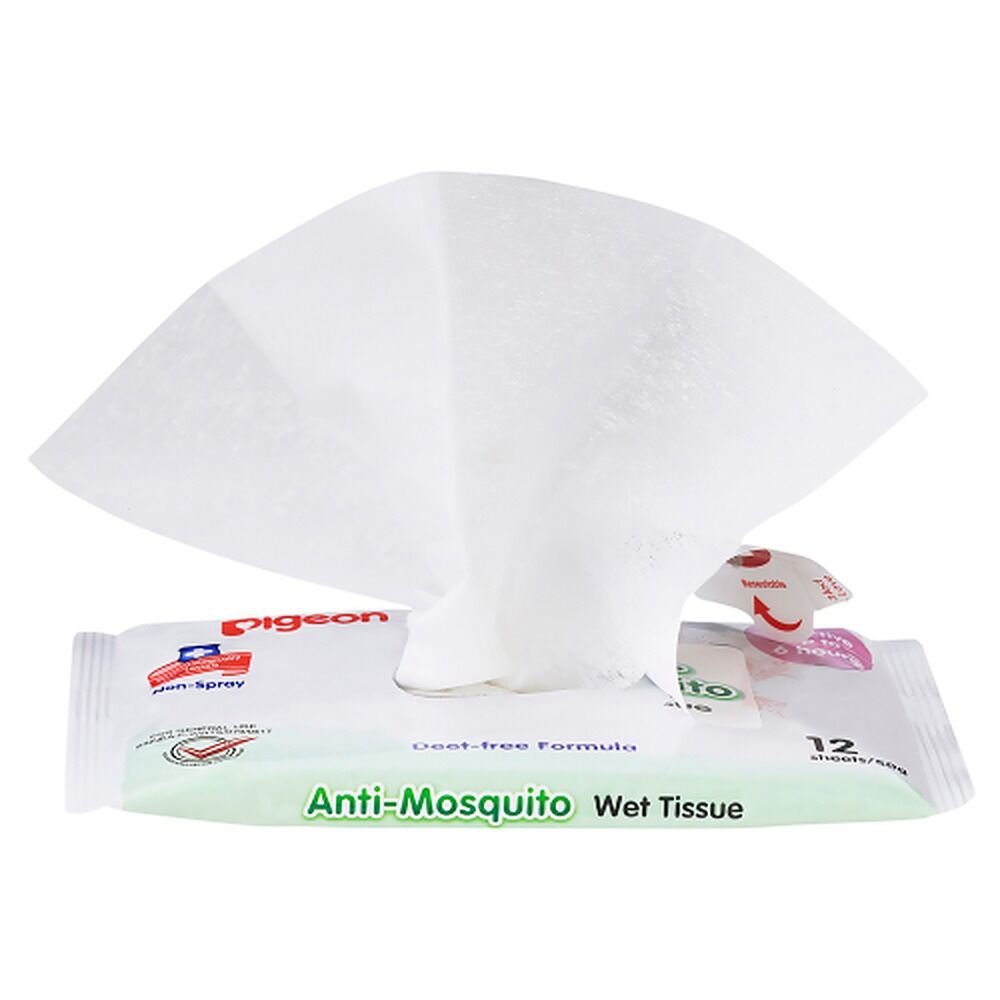 Pigeon Anti Mosquito Wipes 12 Pack