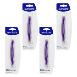 Manicare Cuticle Trimmer and Pusher x 3 Bundle of 4