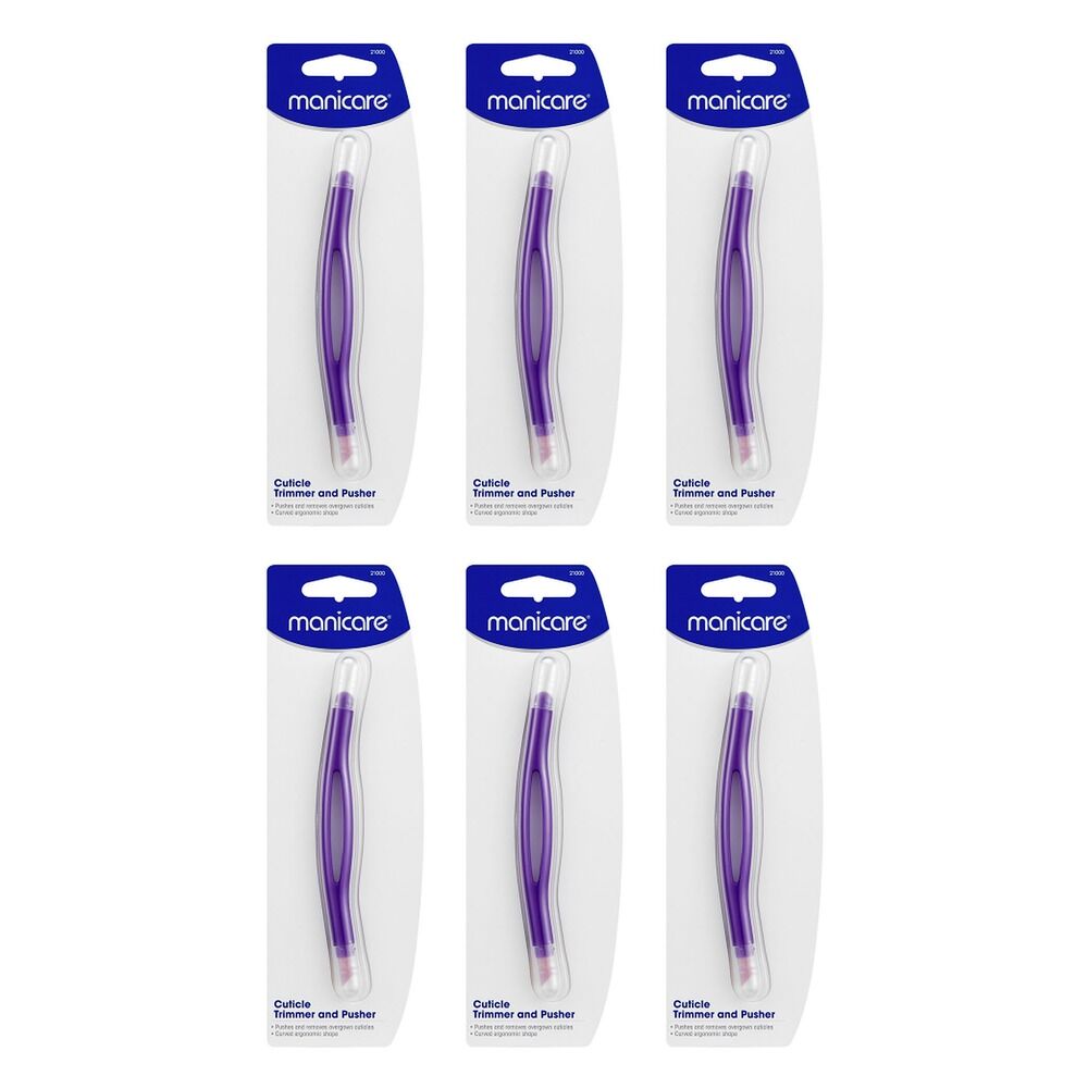 Manicare Cuticle Trimmer and Pusher x 3 Bundle of 6