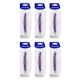 Manicare Cuticle Trimmer and Pusher x 3 Bundle of 6