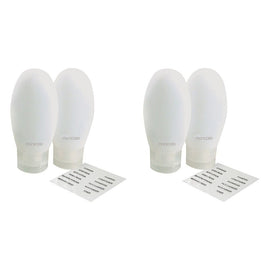 Manicare Travel Tubes 2 Pack x 3 Bundle of 2