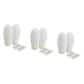 Manicare Travel Tubes 2 Pack x 3 Bundle of 3