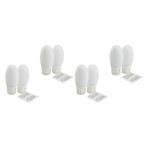 Manicare Travel Tubes 2 Pack x 3 Bundle of 4