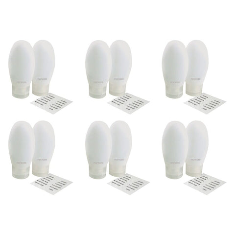 Manicare Travel Tubes 2 Pack x 3 Bundle of 6