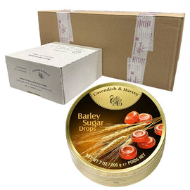 Cavendish and Harvey Barley Sugar Drops 200g Tin Sweets Candy Lollies x 50
