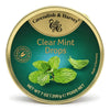 Cavendish & Harvey Clear Mint Drops 200g Tin Sweets C&H Candy Lollies