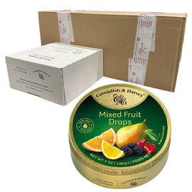 Cavendish and Harvey Mixed Fruit Drops 200g Tin Sweets Candy Lollies x 50