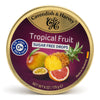 Cavendish & Harvey Tropical Fruit Drops 175g Tin Candy Lollies Sugar Free C&H