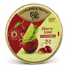 Cavendish & Harvey Double Fruit Cherry Drops Filled With Lime 175gm Tin Sweets