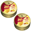 Cavendish & Harvey Double Fruit Lemon Drops Filled Strawberry 175g Tin 2 Pack